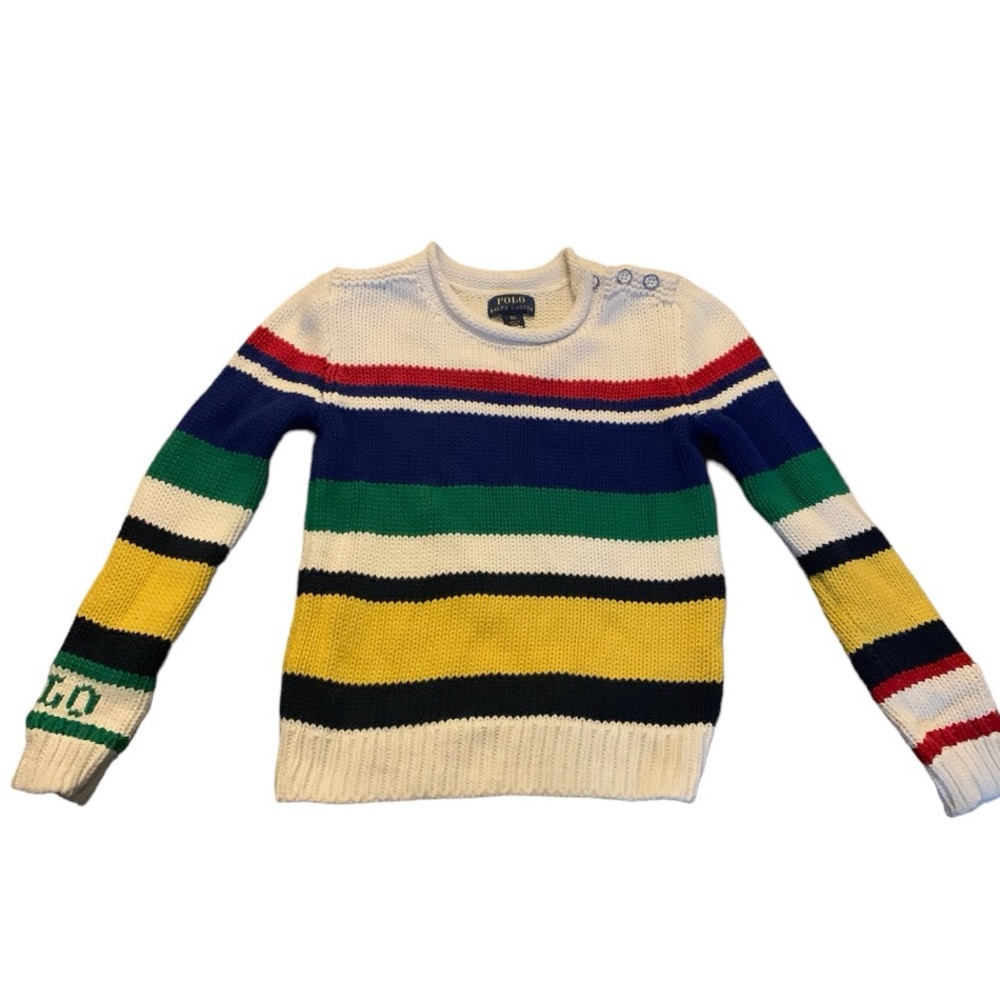 Kids Boys Multicolored Ralph Lauren Polo Sweater